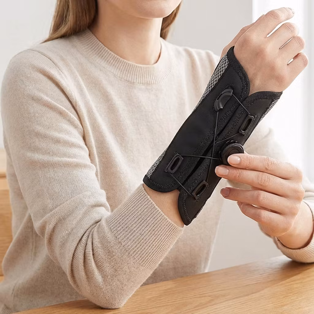 Handledsstöd med vridknapp