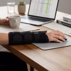 Handledsstöd med skena