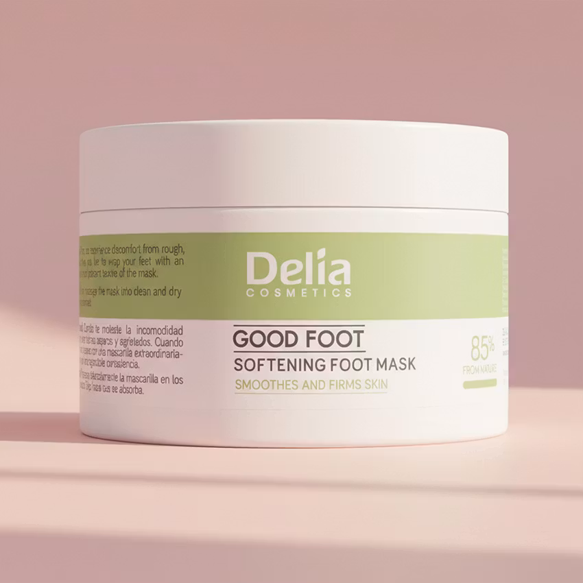 Mjukgörande fotmask