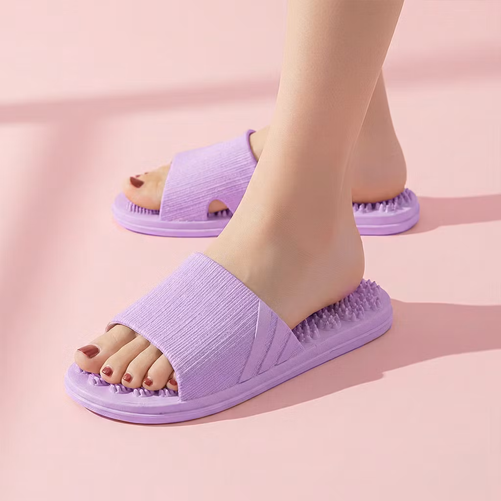 Lila tofflor (spikmassage)