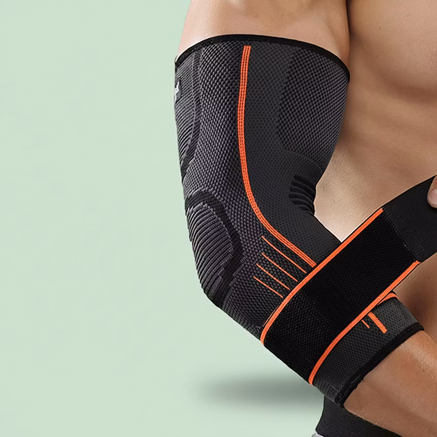 Armbågsstöd med spänne