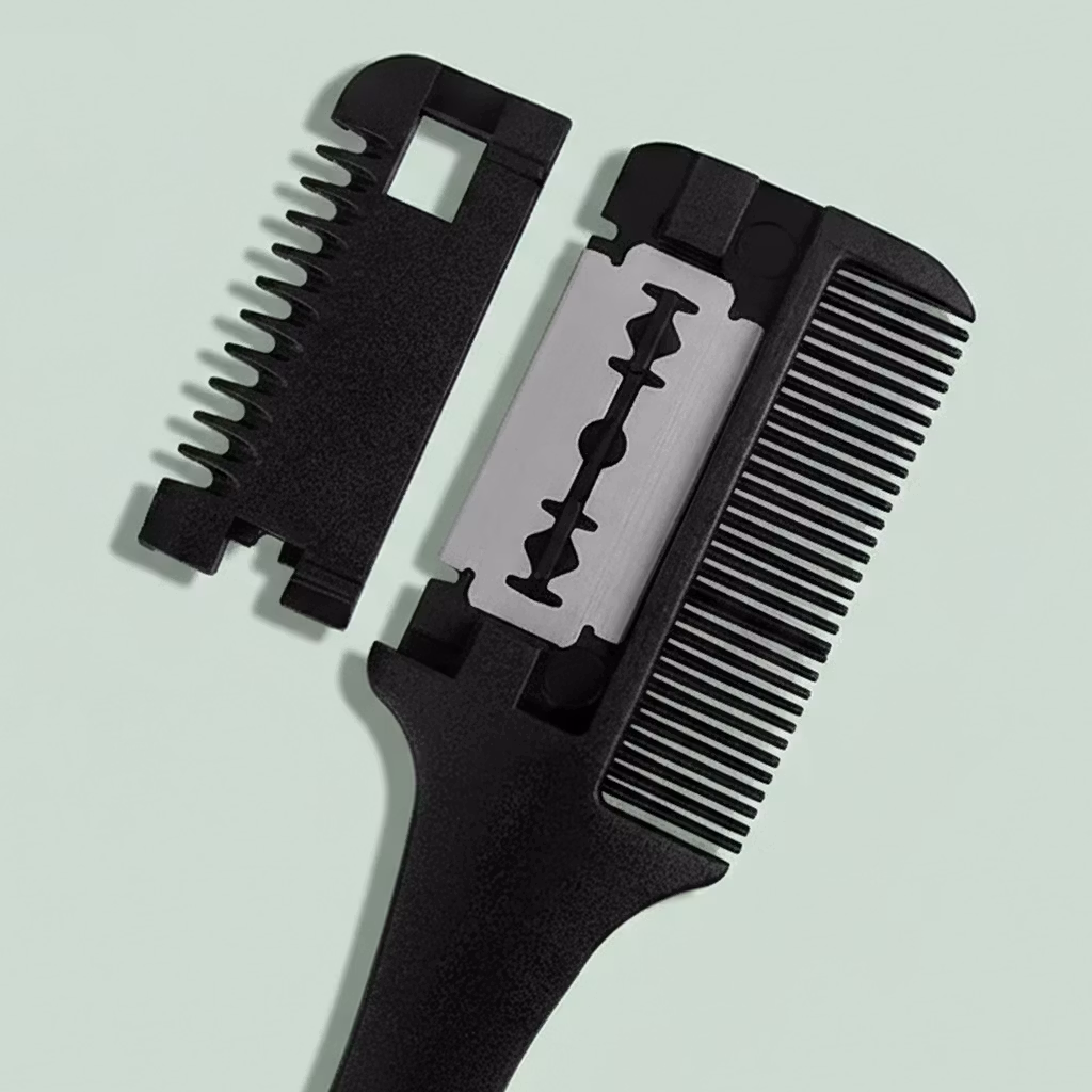 Professionell kam med rakblad