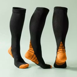 Stödstrumpor aktiv orange