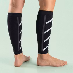 Stödstrumpor vader (svart)