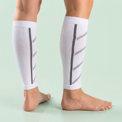 Stödstrumpor vader (vit)