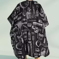 Frisörkappa med mönster