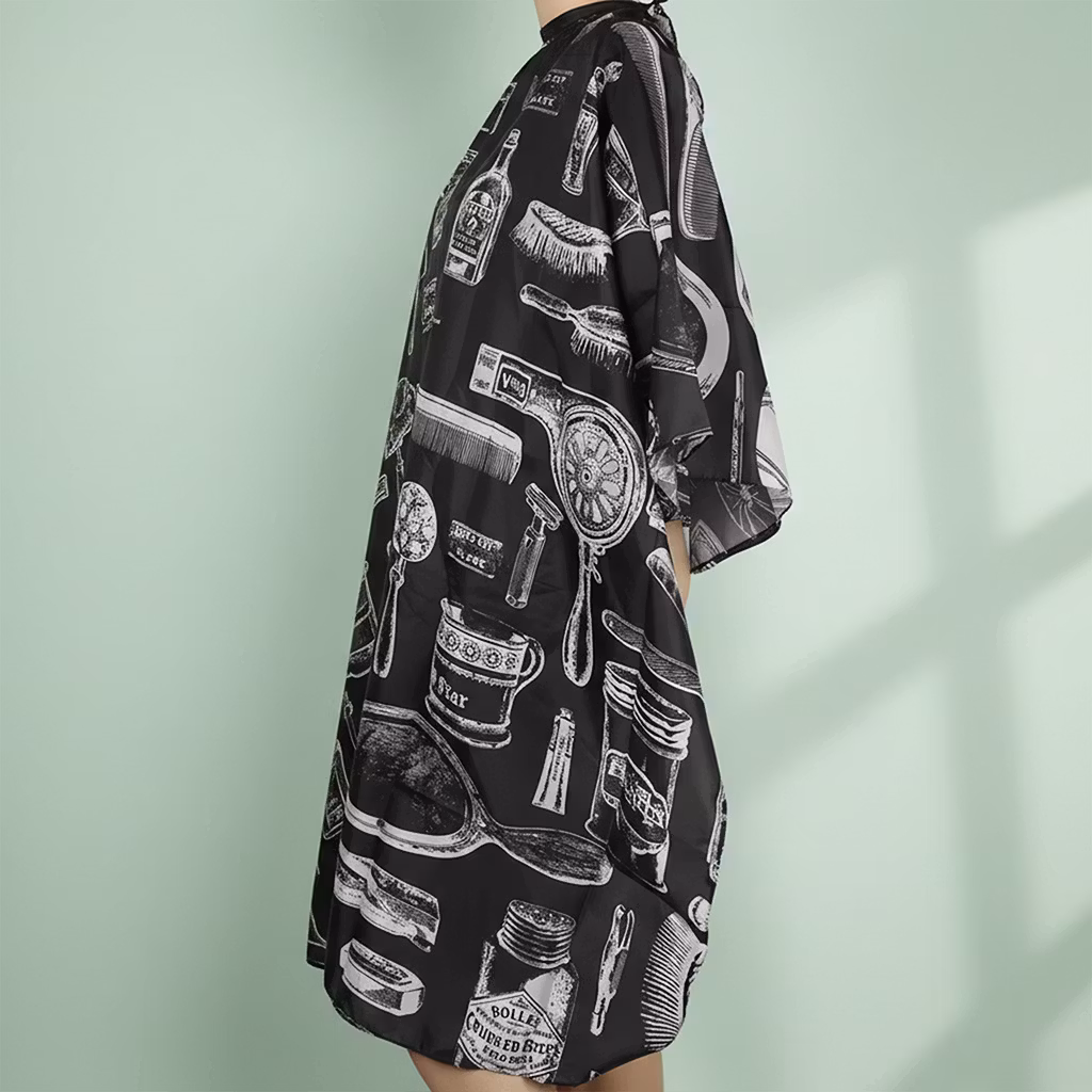 Frisörkappa med mönster