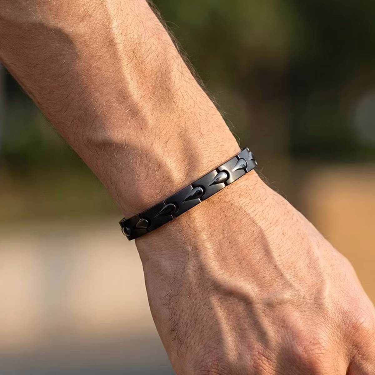 Carbon magnetarmband