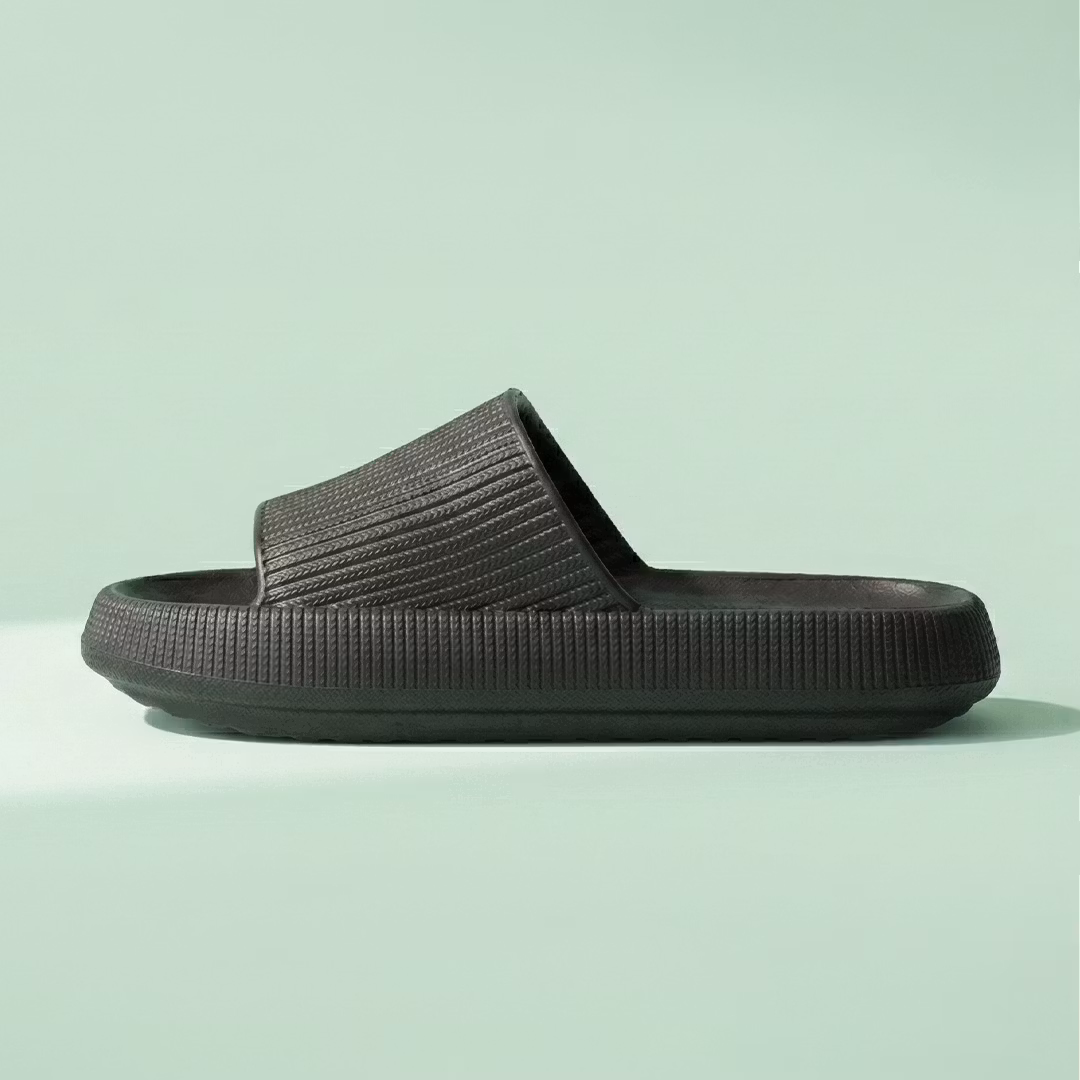 Extra mjuka tofflor (svart)