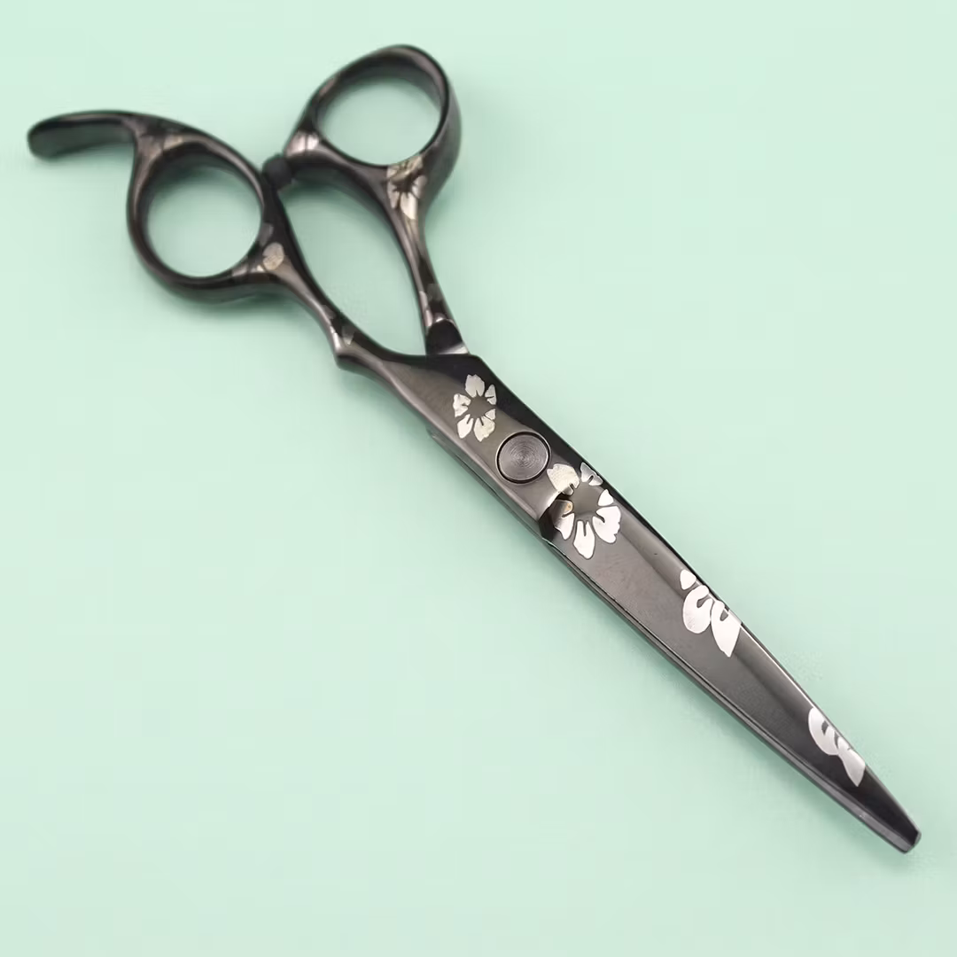 Frisörsax blomma svart (2st)