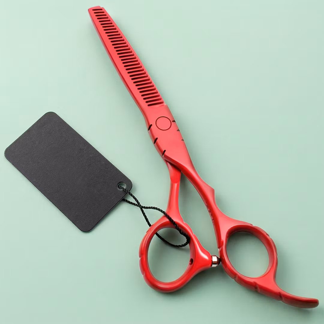 Frisörsax proffs röd (2st)