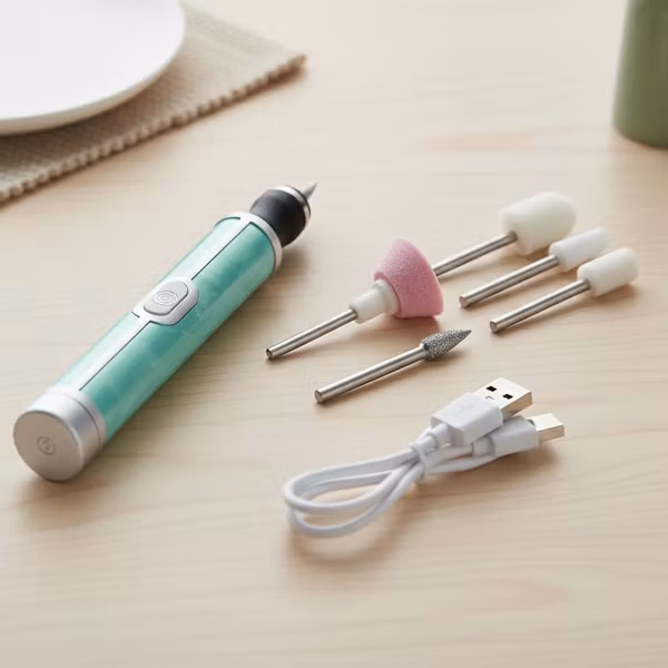 Batteridriven nagelfil