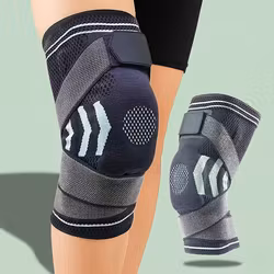 Knästöd med stödfjäder