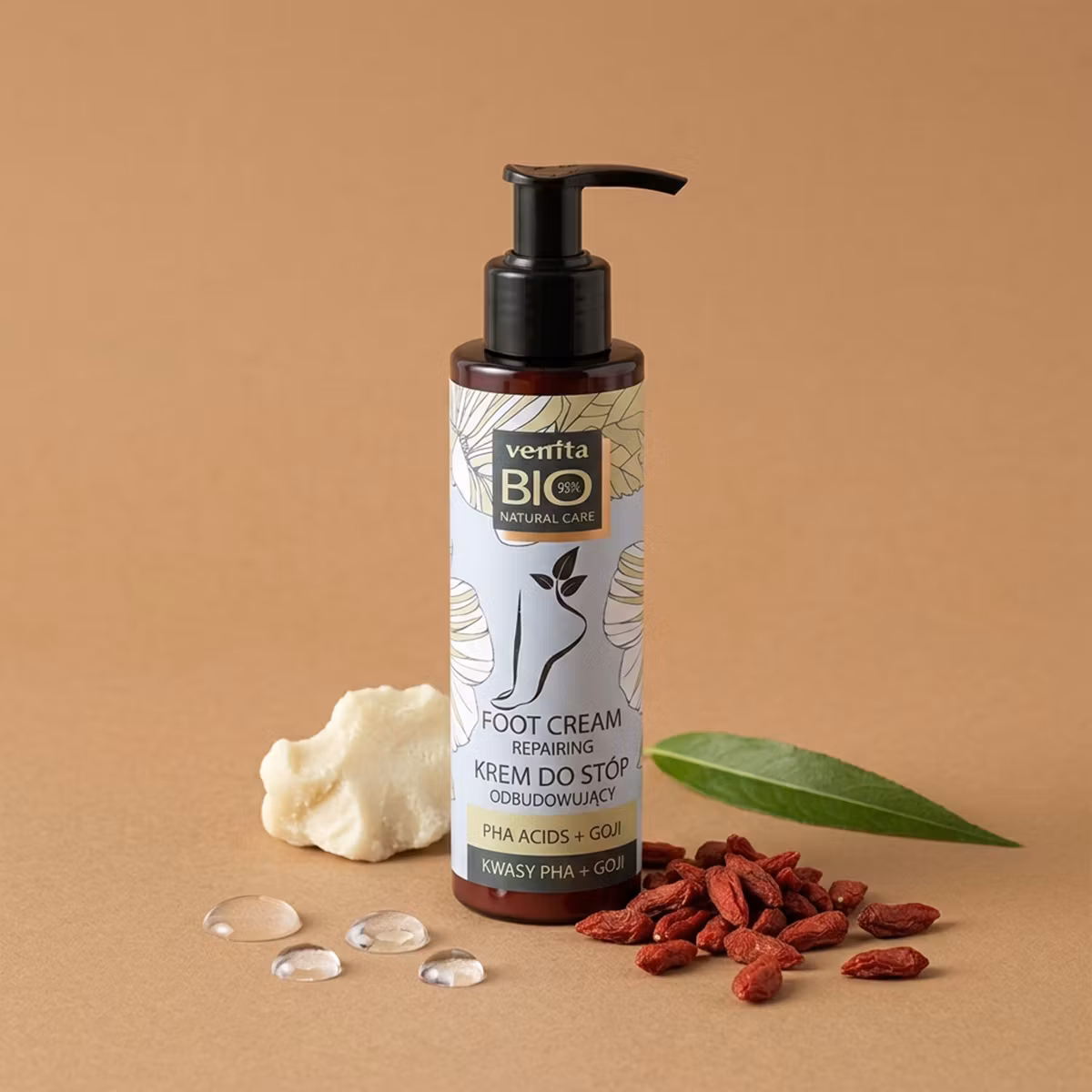 Reparerande fotkräm för torra fötter
