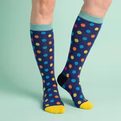 Stödstrumpor Prickig