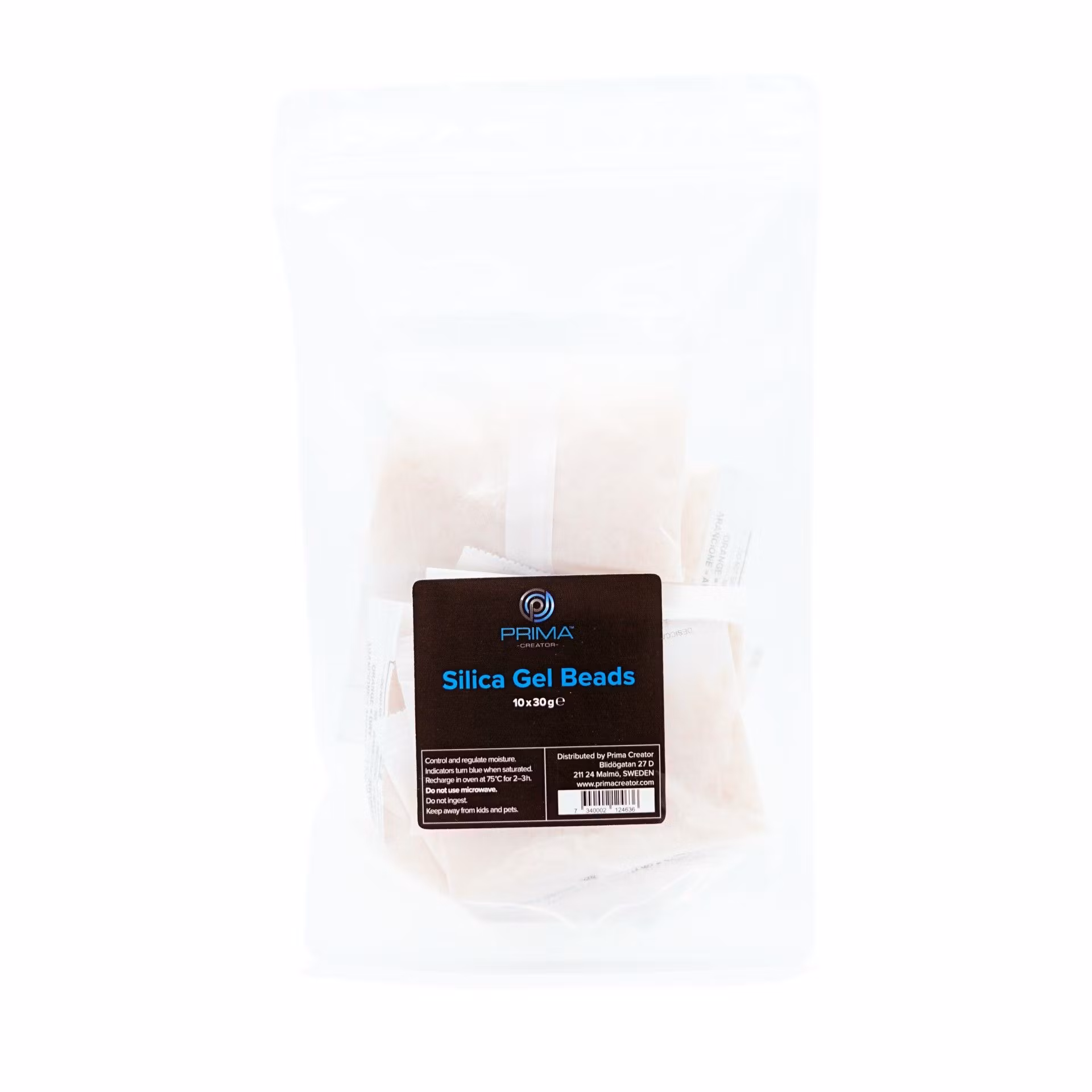 PrimaCreator Silica Gel Pack - Multi Use 10 x 30g