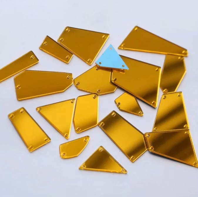 Akrylspeglar set Gold yellow