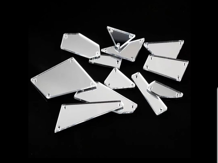 Akrylspeglar set silver