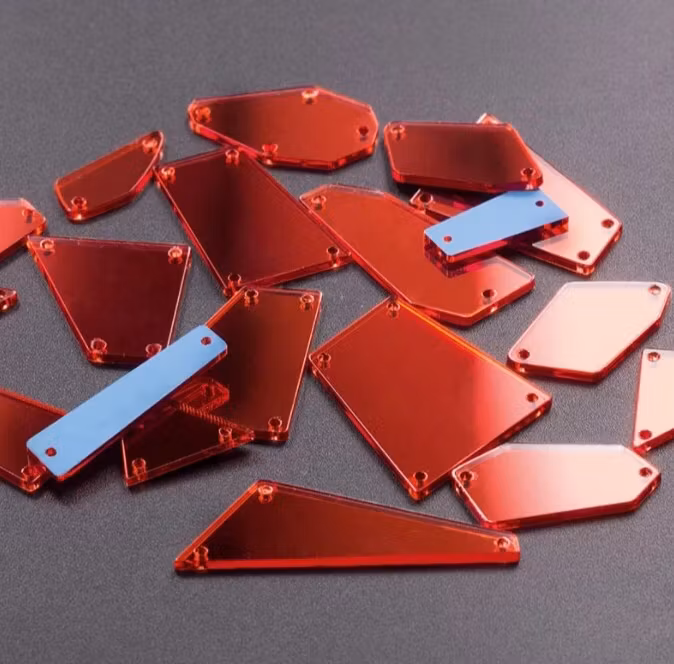 Akrylspeglar set red