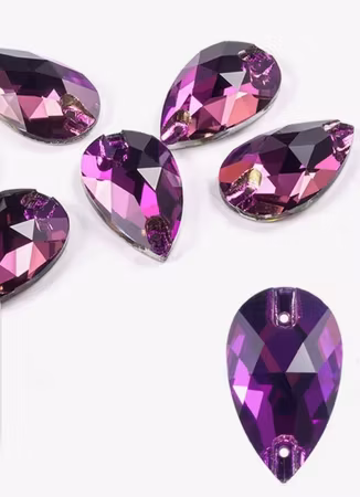 Sy-på sten droppe, premium, Purple flame