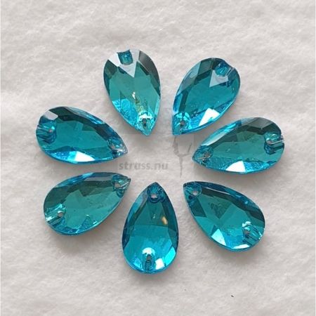 Sy-på sten droppe, standard, Aquamarine