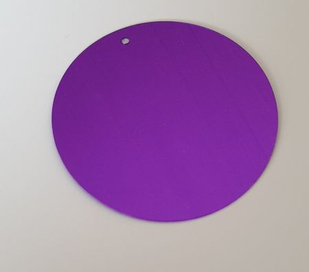 Runda paljetter 40mm Dark purple 20st