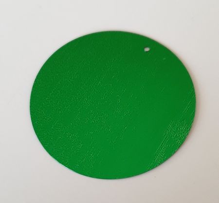 Runda paljetter 40mm Dark green 20st