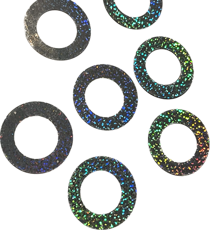 Paljett Cirkel Silver 20st