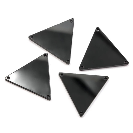 Akrylspeglar trekant Black