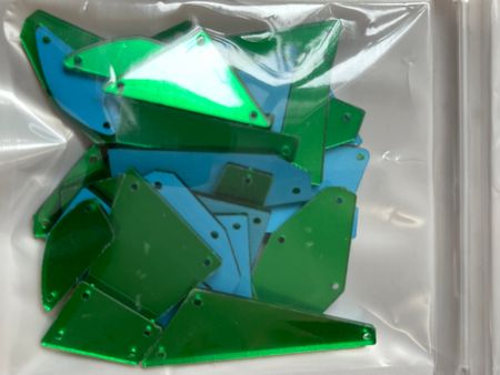 Akrylspeglar set Emerald