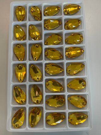 Sy-på sten droppe, standard, Topaz