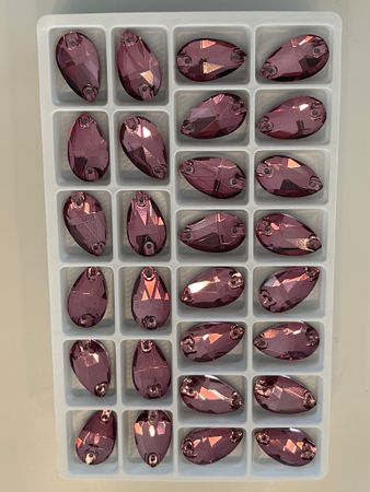 Sy-på sten droppe, standard, Light Amethyst
