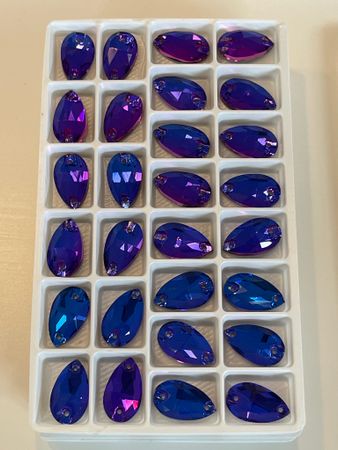 Sy-på sten droppe, standard, Purple Velvet