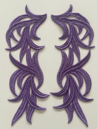 Applikation Purple , 1 par spegelvända