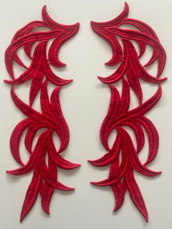 Applikation Red , 1 par spegelvända
