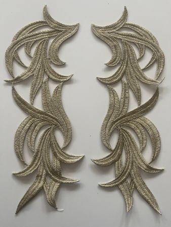 Applikation Gold , 1 par spegelvända