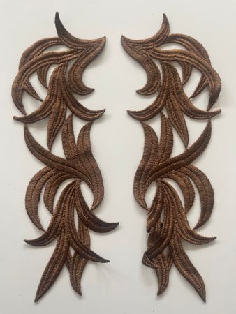 Applikation Brown , 1 par spegelvända