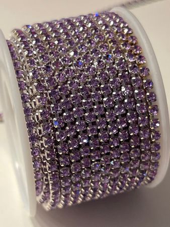 Fyndvara strasskedja ss12 Violet 2 dm