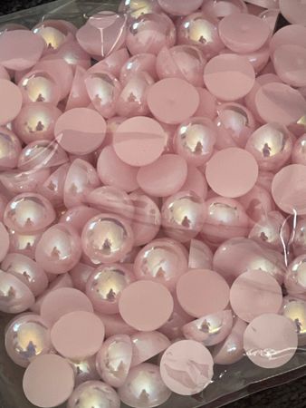Halvpärlor Light Pink AB