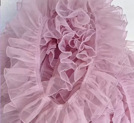 Organza volang. Lila -1 meter