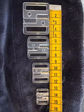 Bikinispänne transparent