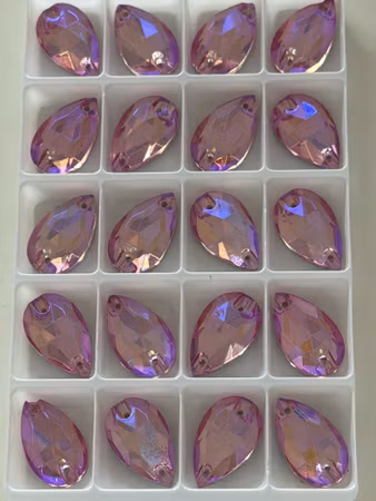 Sy-på sten droppe, standard, Pink ab