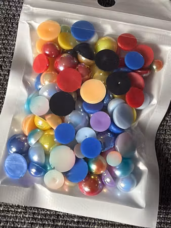 Fyndvara mix halvpärlor ca 100st