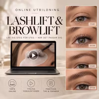 Online Utbildning KOMBO (lashlift & browlift)