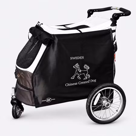Strollerskydd med personligt tryck till stroller Large + 4 hjuls