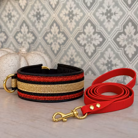 PM Exclusive Dogcollars Rödguld - Christmas Set