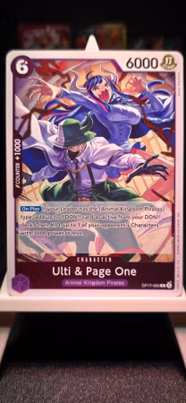 Ulti & Page One  | OP17-060 | Purple Rare | Animal Kingdom Pirates