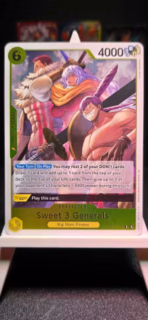 Sweet 3 Generals | OP17-114 | Yellow Rare | Big Mom Pirates