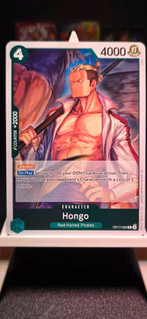 Hongo | OP17-029 | Green Rare | Red-Haired Pirates