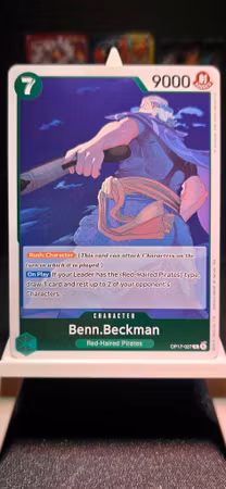 Benn-Beckman | OP17-027 | Green Rare | Red-Haired Pirates